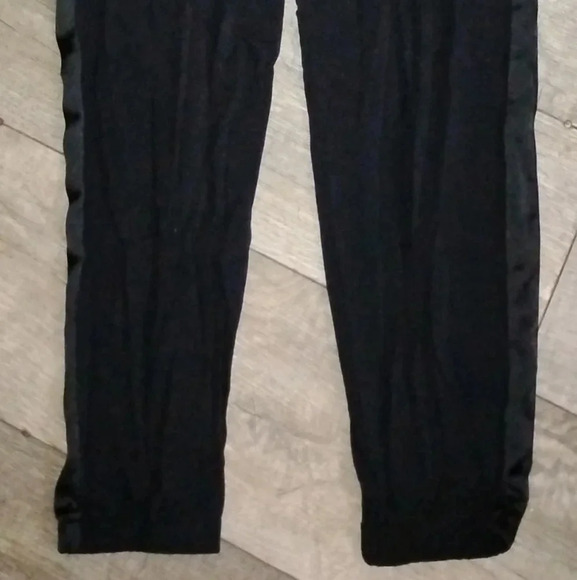 🔷5/$25 Studio y black lace sleeveless jogger bottom pants outfit jumpsuit XL - Picture 6 of 8